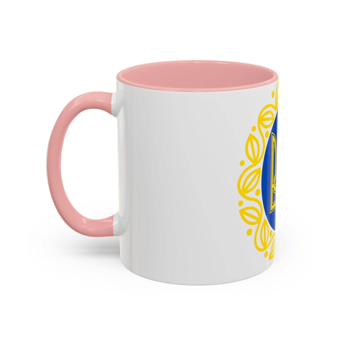 Coat of arms of Ukrainian People's Republic - Accent Coffee Mug