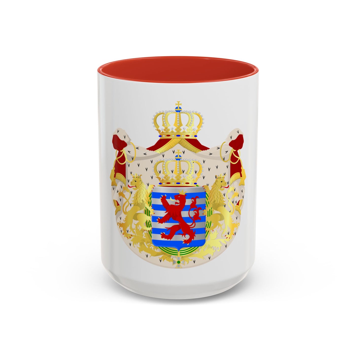 Greater coat of arms of the grand-duchy of Luxembourg - Accent Coffee Mug