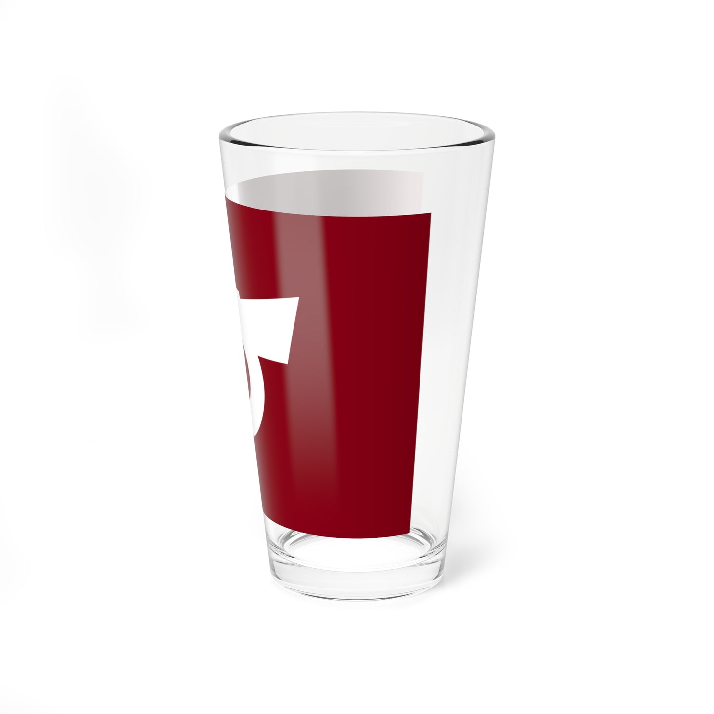 Flag of Hobara Fukushima 1957-2006 (Japan) Pint Glass 16oz