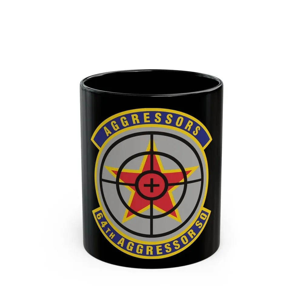 64th Aggressor Squadron (U.S. Air Force) Black Coffee Mug 11oz - Go Mug Yourself