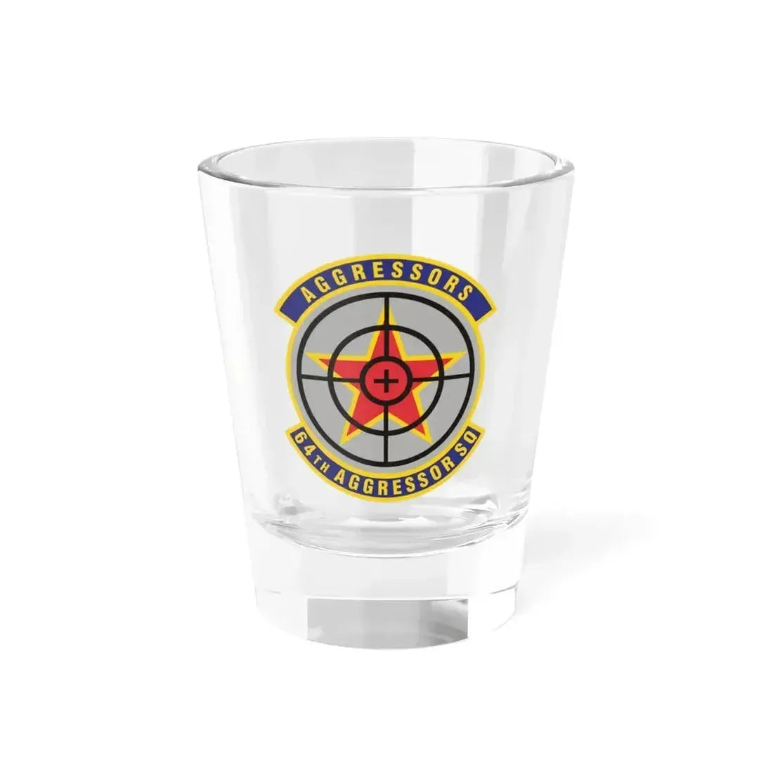 64th Aggressor Squadron (U.S. Air Force) Shot Glass 1.5oz 1.5oz - Go Mug Yourself