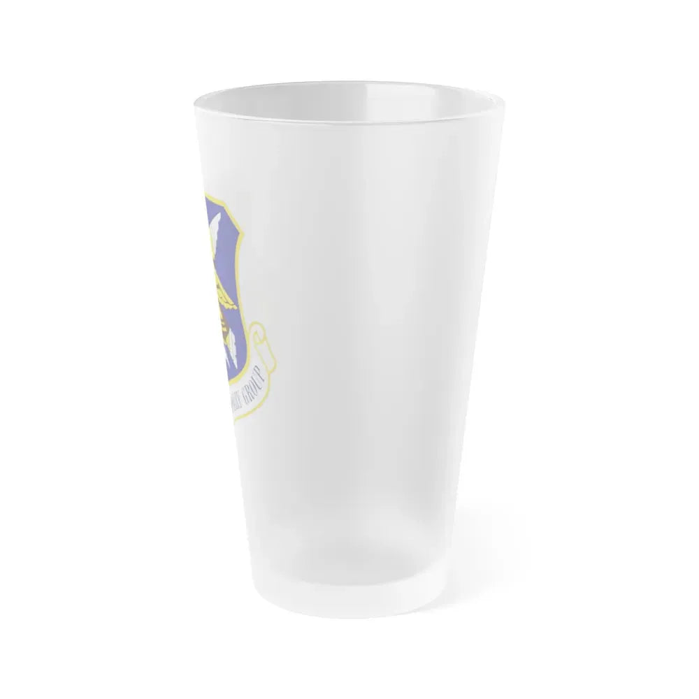64th Air Expeditionary Group (U.S. Air Force) Frosted Pint Glass 16oz - Go Mug Yourself