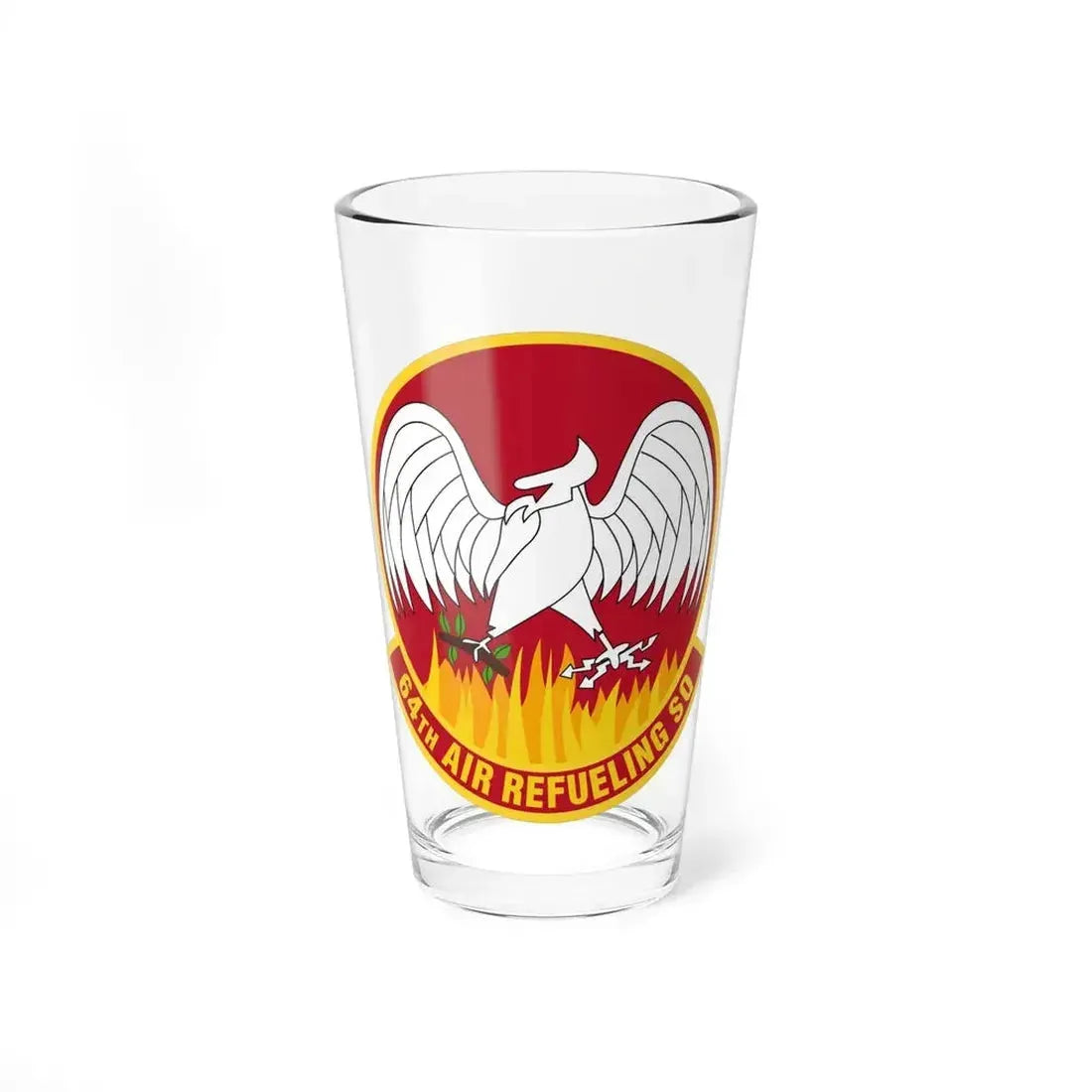 64th Air Refueling Squadron (U.S. Air Force) Pint Glass 16oz 16oz - Go Mug Yourself