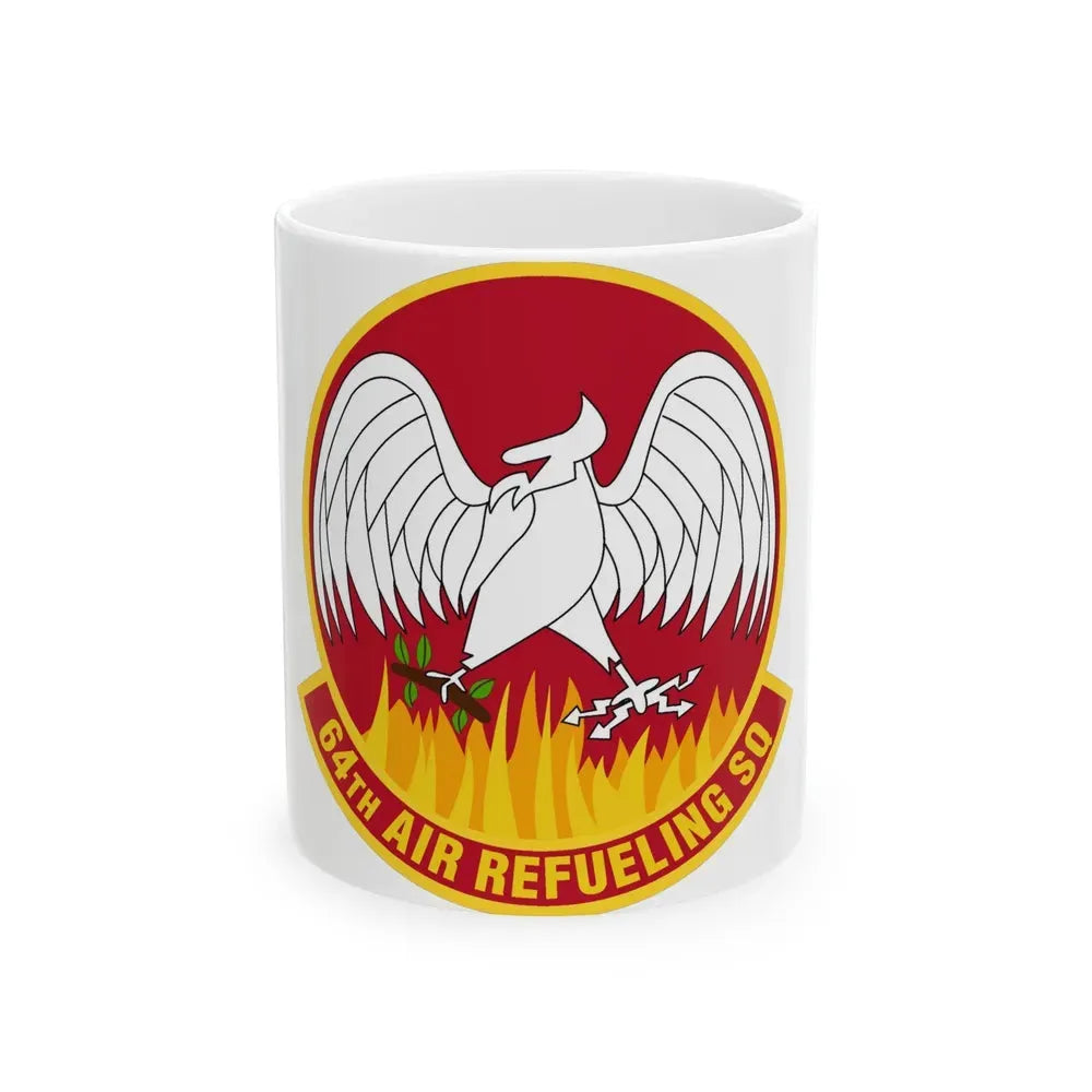 64th Air Refueling Squadron (U.S. Air Force) White Coffee Mug 11oz - Go Mug Yourself