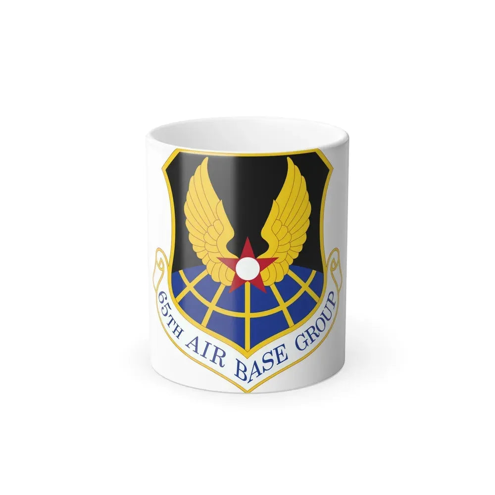 65 Air Base Group USAFE (U.S. Air Force) Color Changing Coffee Mug 11oz - Go Mug Yourself