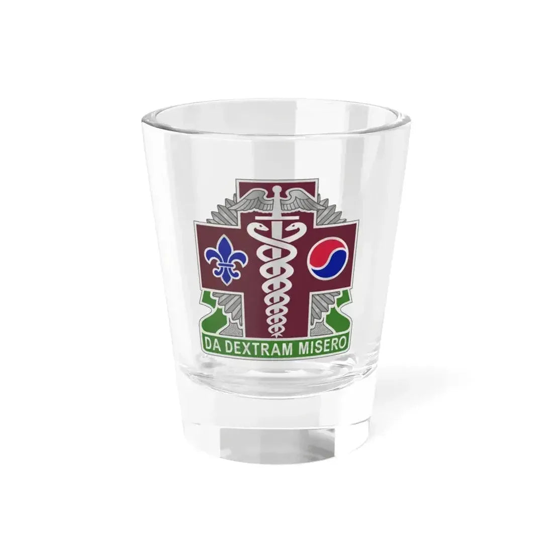 65 Medical Brigade 2 (U.S. Army) Shot Glass 1.5oz 1.5oz - Go Mug Yourself