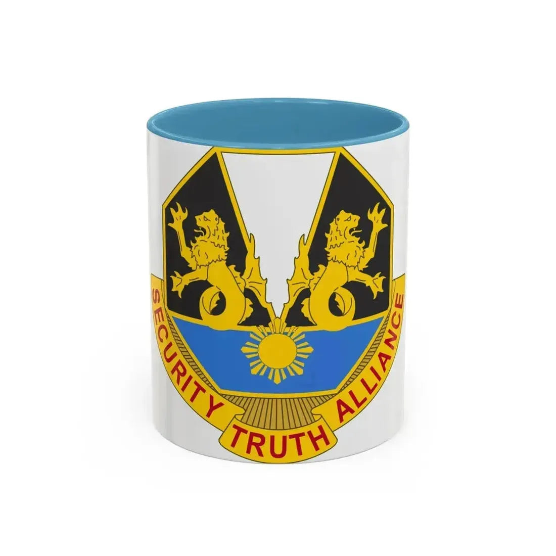 650 Military Intelligence Group 2 (U.S. Army) Accent Coffee Mug 11oz Light Blue - Go Mug Yourself
