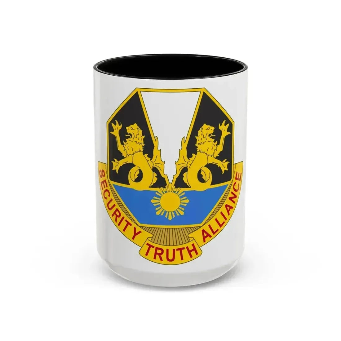 650 Military Intelligence Group 2 (U.S. Army) Accent Coffee Mug 15oz Black - Go Mug Yourself