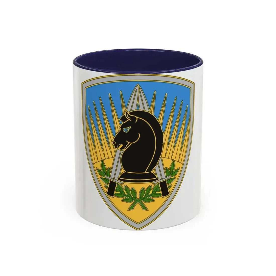 650 Military Intelligence Group 3 (U.S. Army) Accent Coffee Mug 11oz Navy - Go Mug Yourself