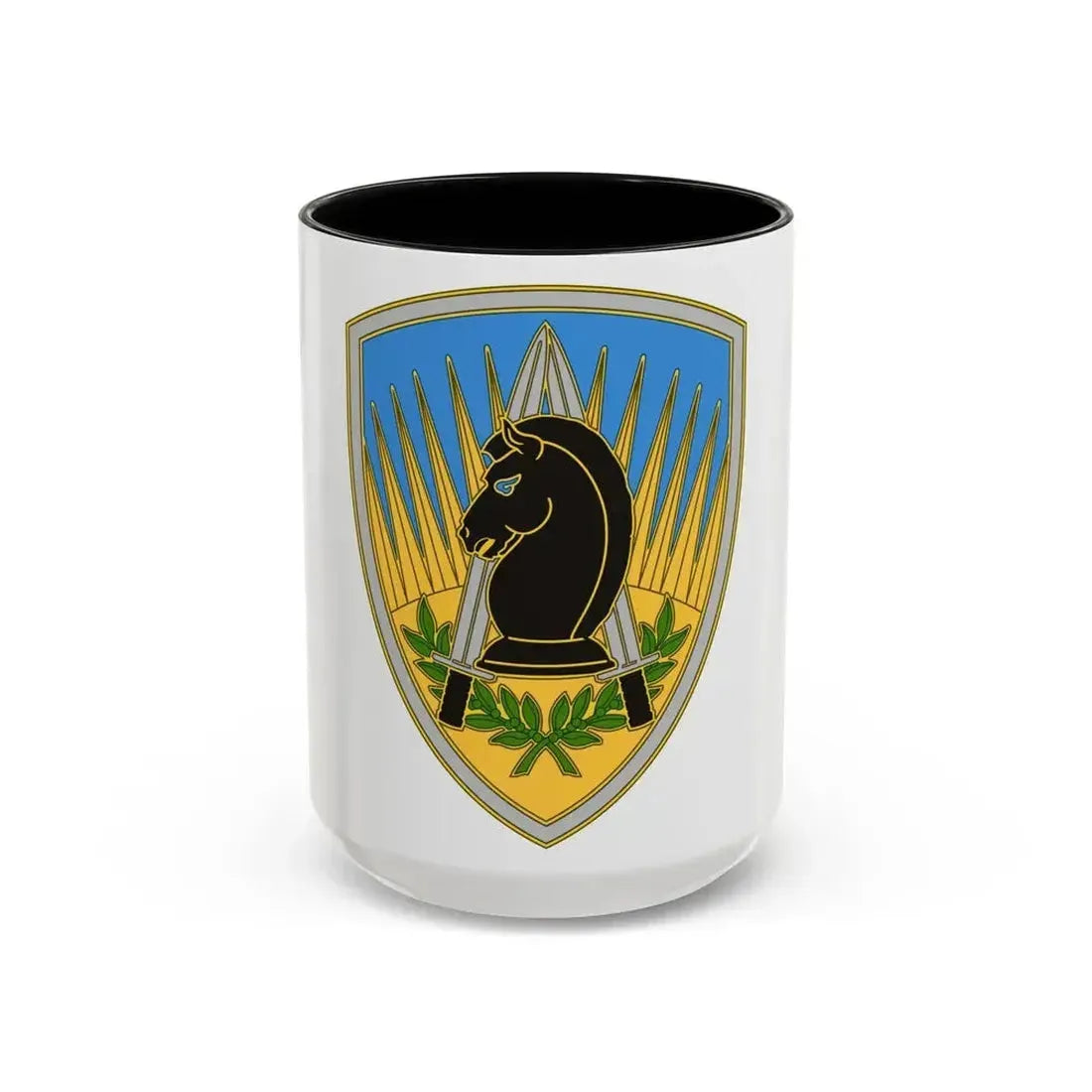 650 Military Intelligence Group 3 (U.S. Army) Accent Coffee Mug 15oz Black - Go Mug Yourself