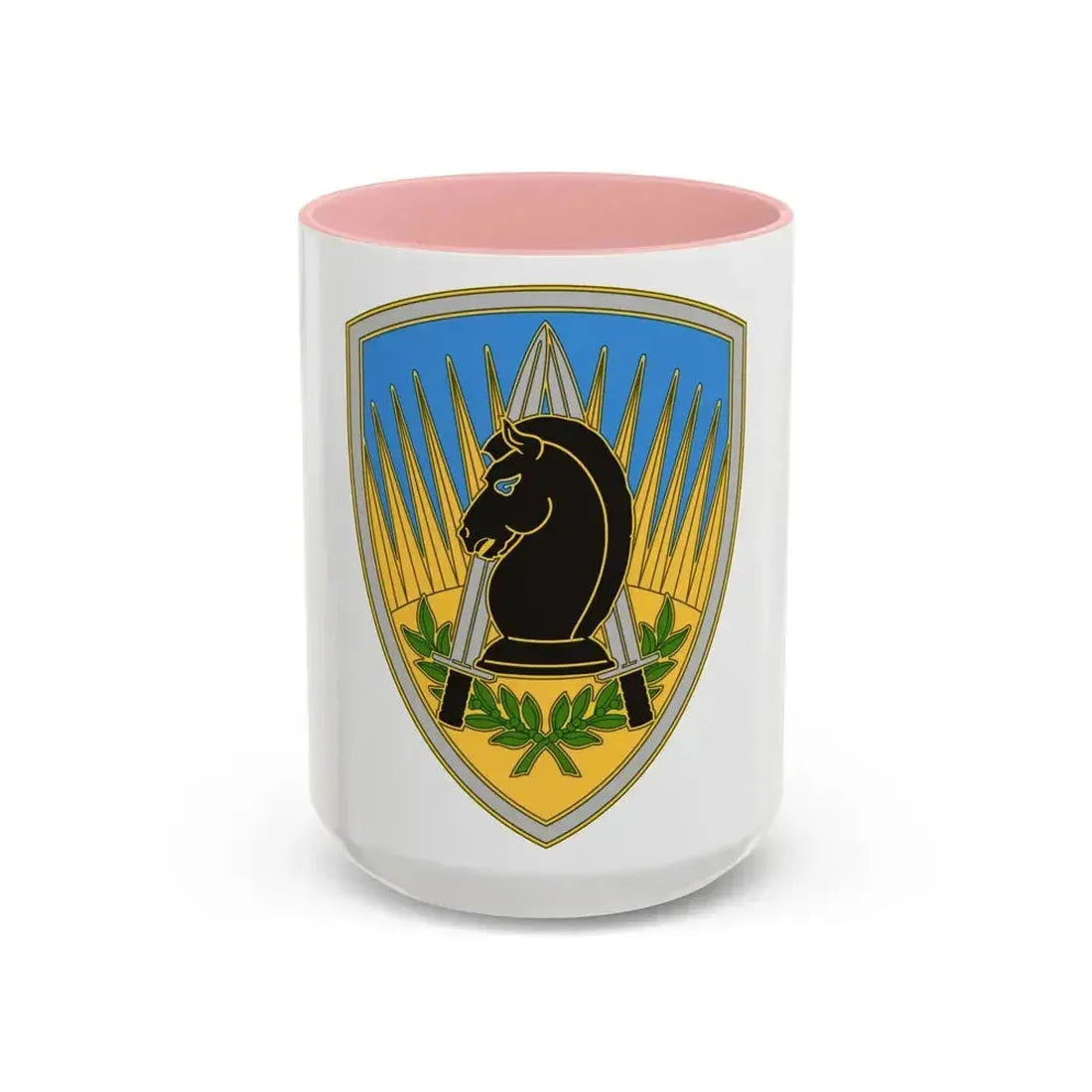 650 Military Intelligence Group 3 (U.S. Army) Accent Coffee Mug 15oz Pink - Go Mug Yourself