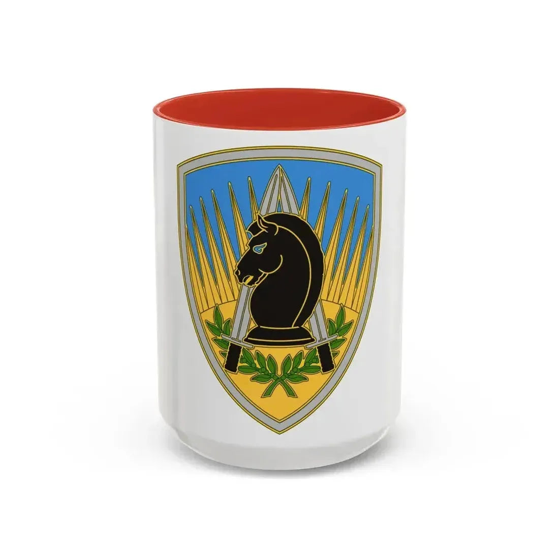 650 Military Intelligence Group 3 (U.S. Army) Accent Coffee Mug 15oz Red - Go Mug Yourself