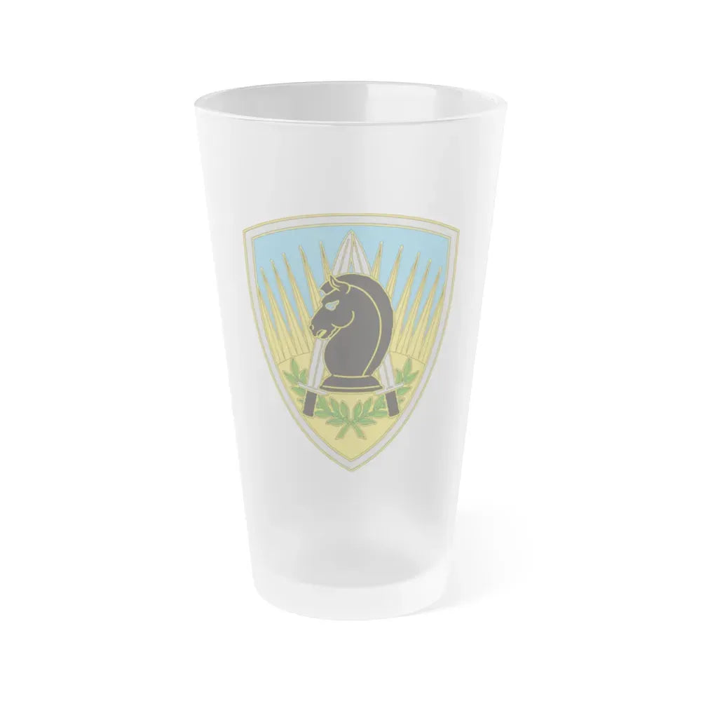 650 Military Intelligence Group 3 (U.S. Army) Frosted Pint Glass 16oz Default Title - Go Mug Yourself