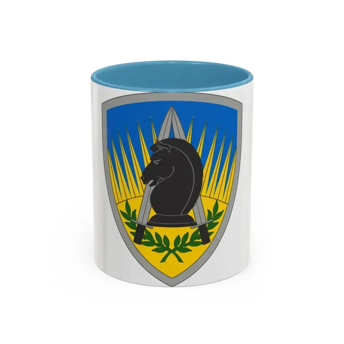 650 Military Intelligence Group (U.S. Army) Accent Coffee Mug 11oz Light Blue - Go Mug Yourself