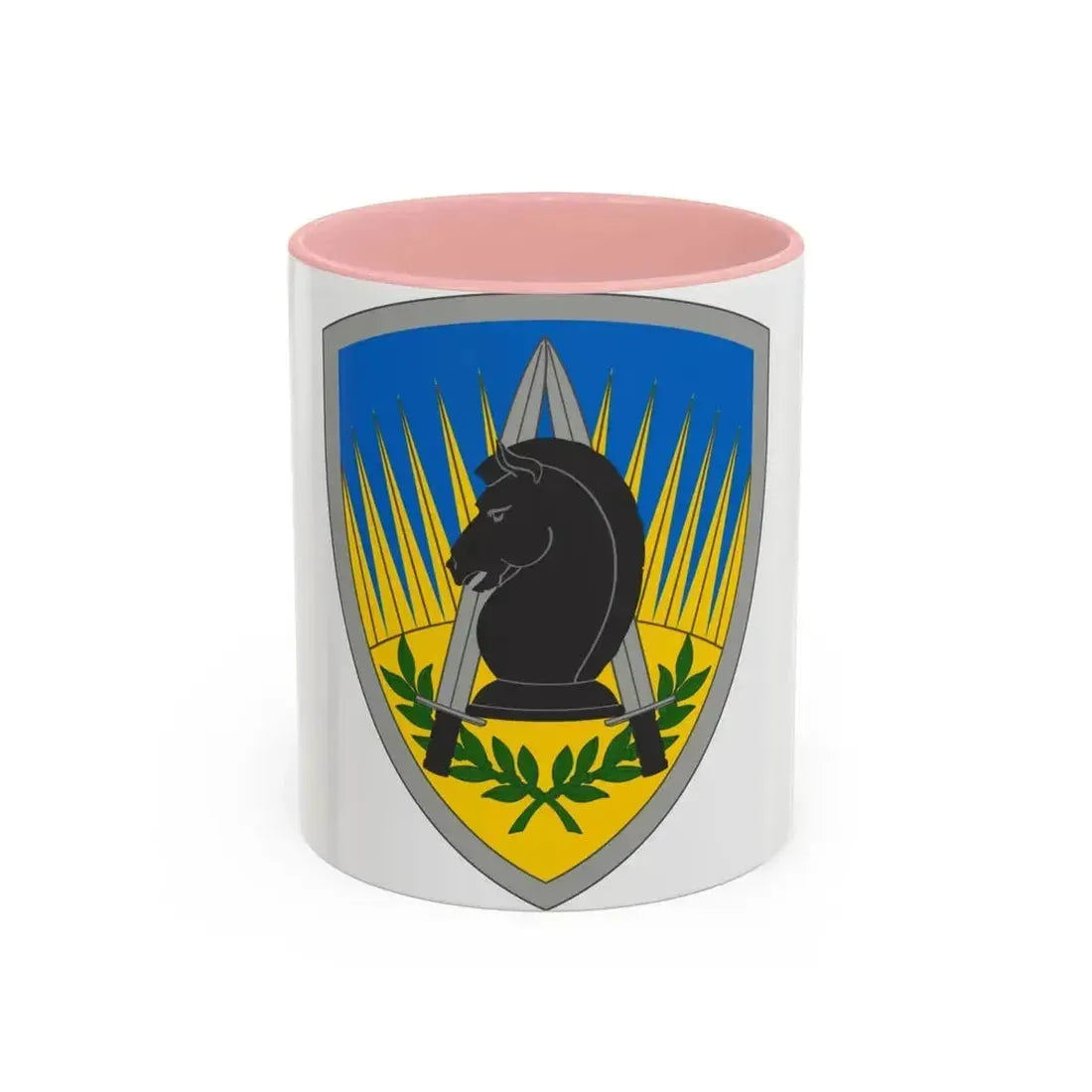 650 Military Intelligence Group (U.S. Army) Accent Coffee Mug 11oz Pink - Go Mug Yourself