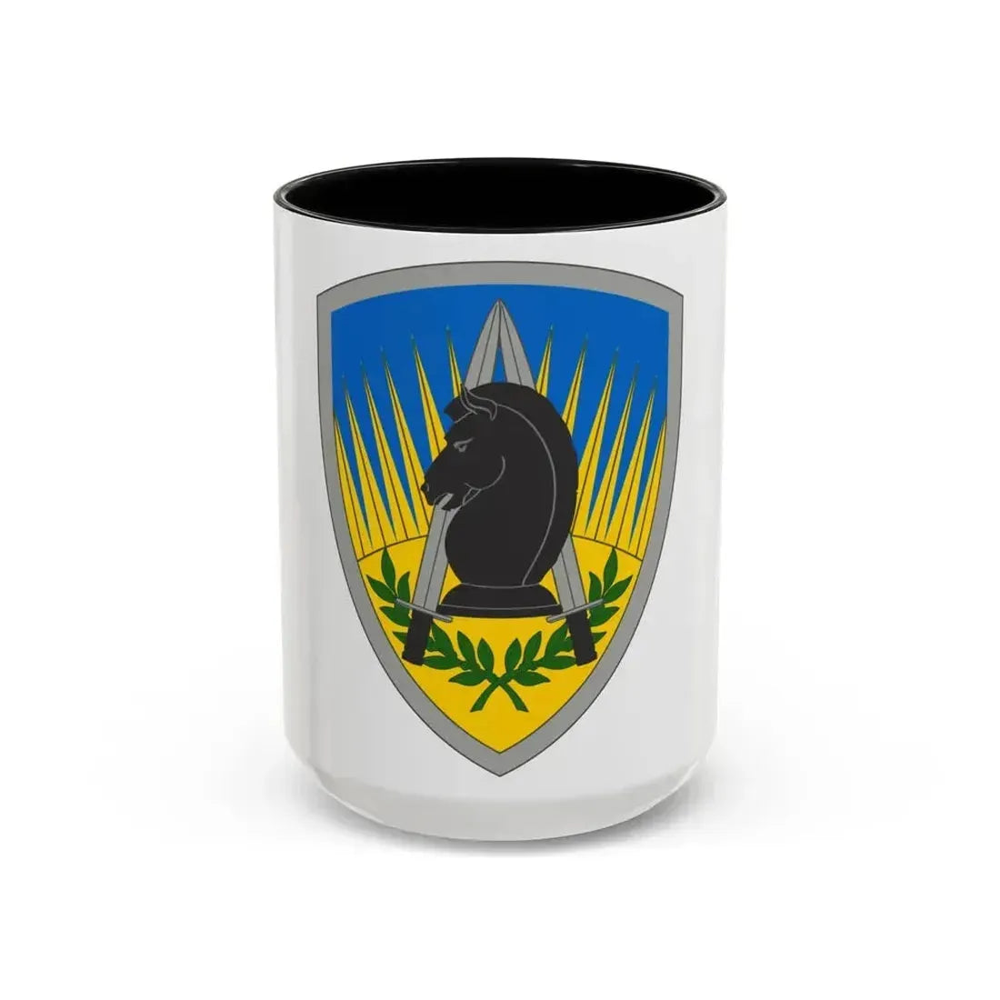 650 Military Intelligence Group (U.S. Army) Accent Coffee Mug 15oz Black - Go Mug Yourself