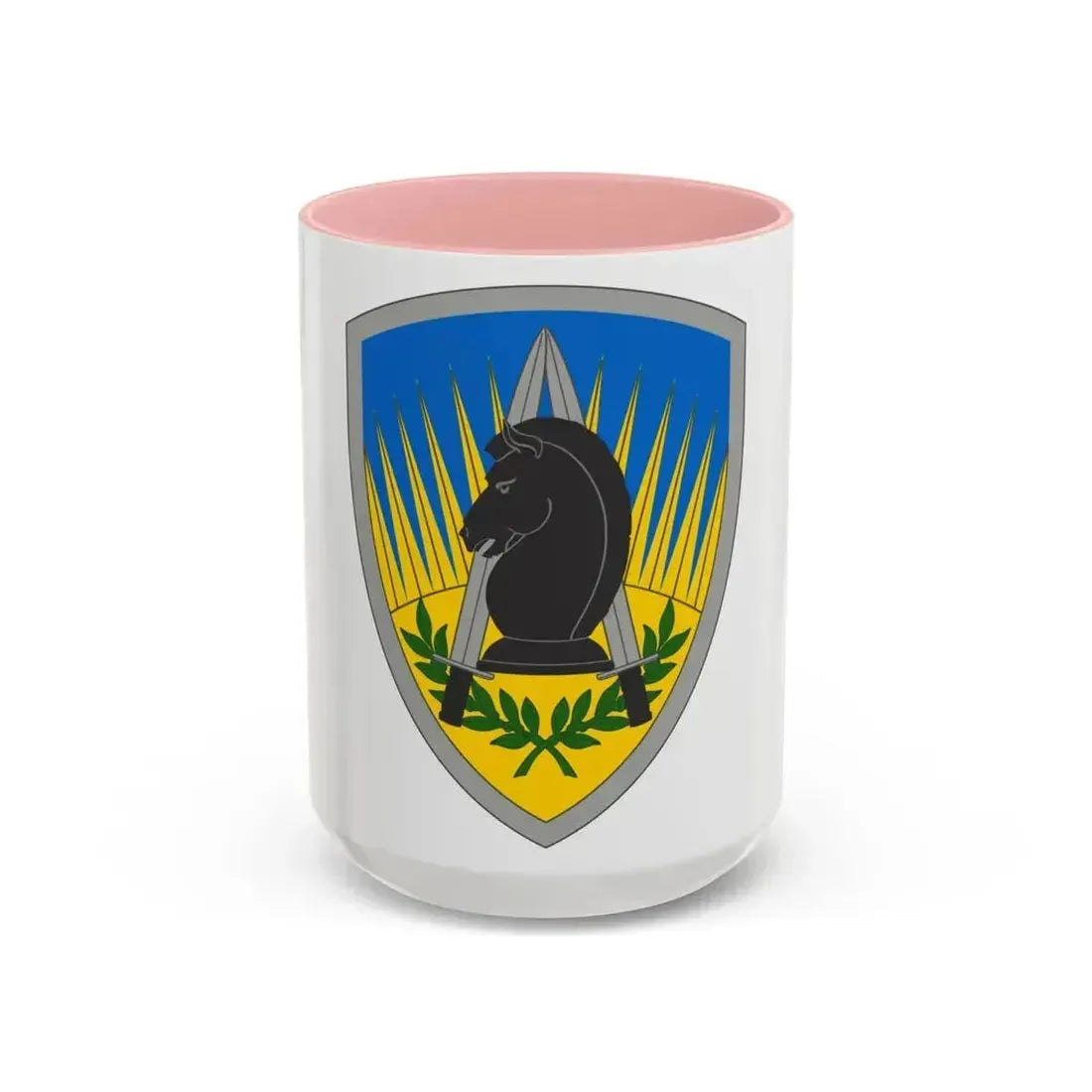 650 Military Intelligence Group (U.S. Army) Accent Coffee Mug 15oz Pink - Go Mug Yourself