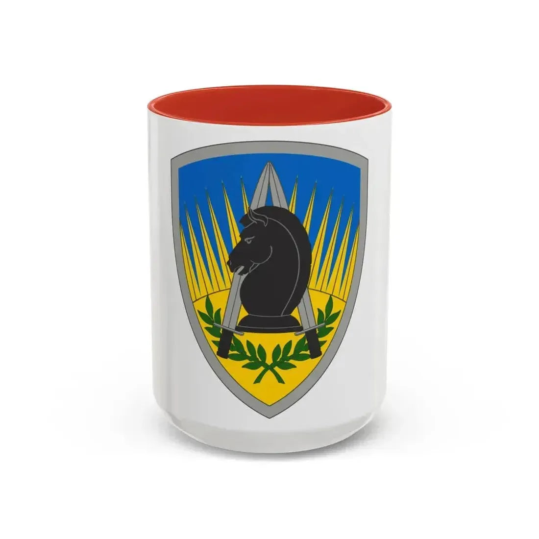 650 Military Intelligence Group (U.S. Army) Accent Coffee Mug 15oz Red - Go Mug Yourself