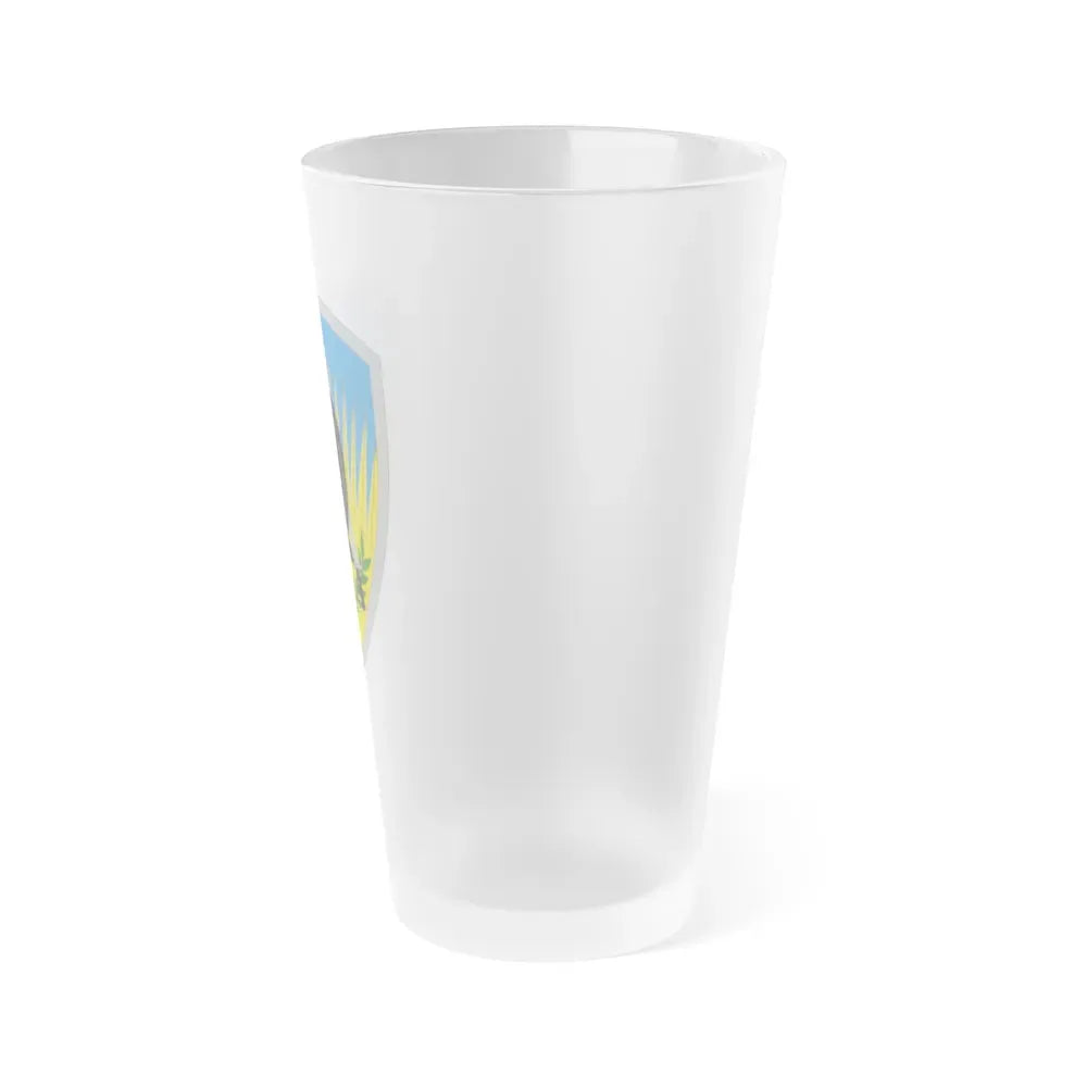 650 Military Intelligence Group (U.S. Army) Frosted Pint Glass 16oz - Go Mug Yourself