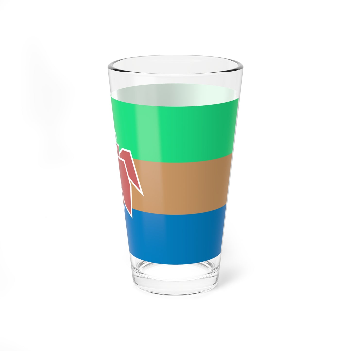 Tricolor Kapok Flag (China) Pint Glass 16oz