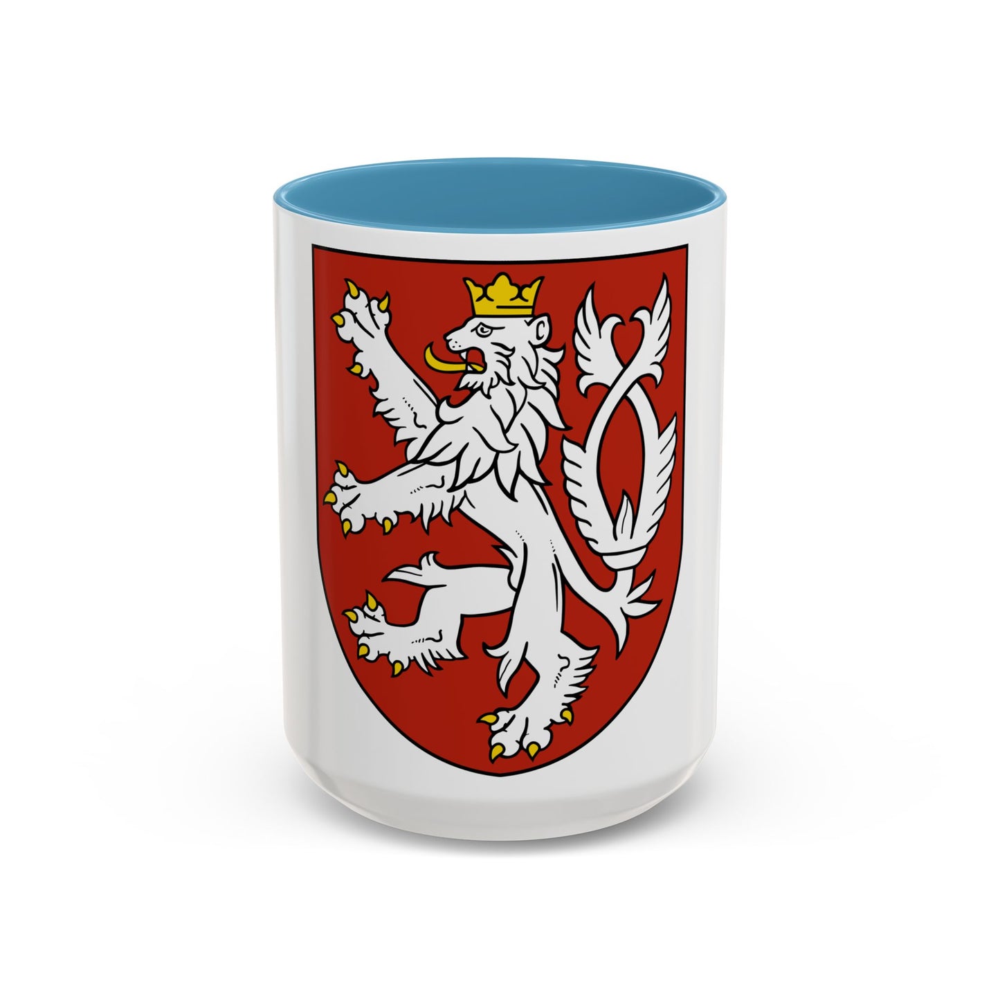 Small coat of arms of the Czech Republic - Accent Coffee Mug