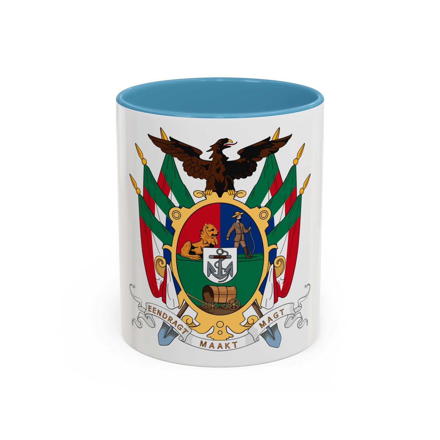Coat of arms of the South African Republic - Accent Coffee Mug