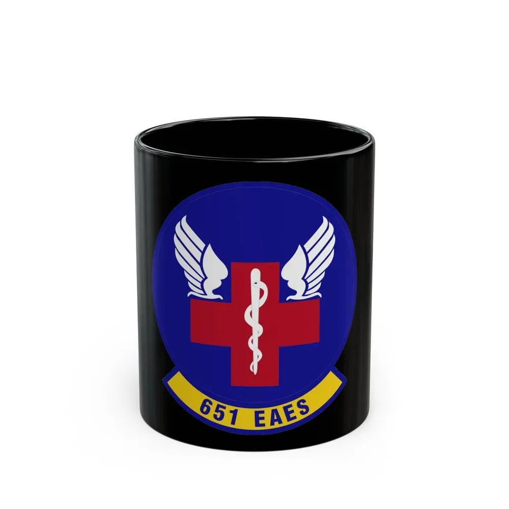 651st Expeditionary Aeromedical Evacuation Squadron (U.S. Air Force) Black Coffee Mug 11oz - Go Mug Yourself