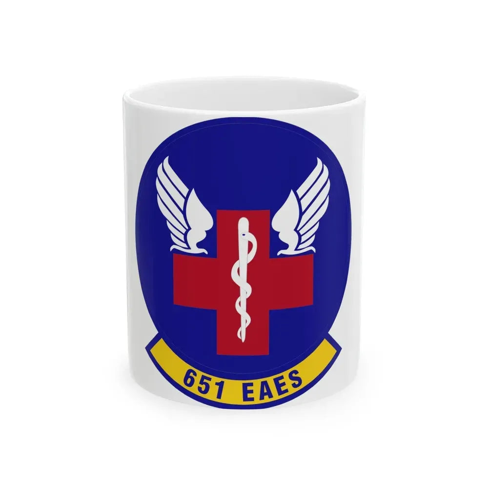 651st Expeditionary Aeromedical Evacuation Squadron (U.S. Air Force) White Coffee Mug 11oz - Go Mug Yourself