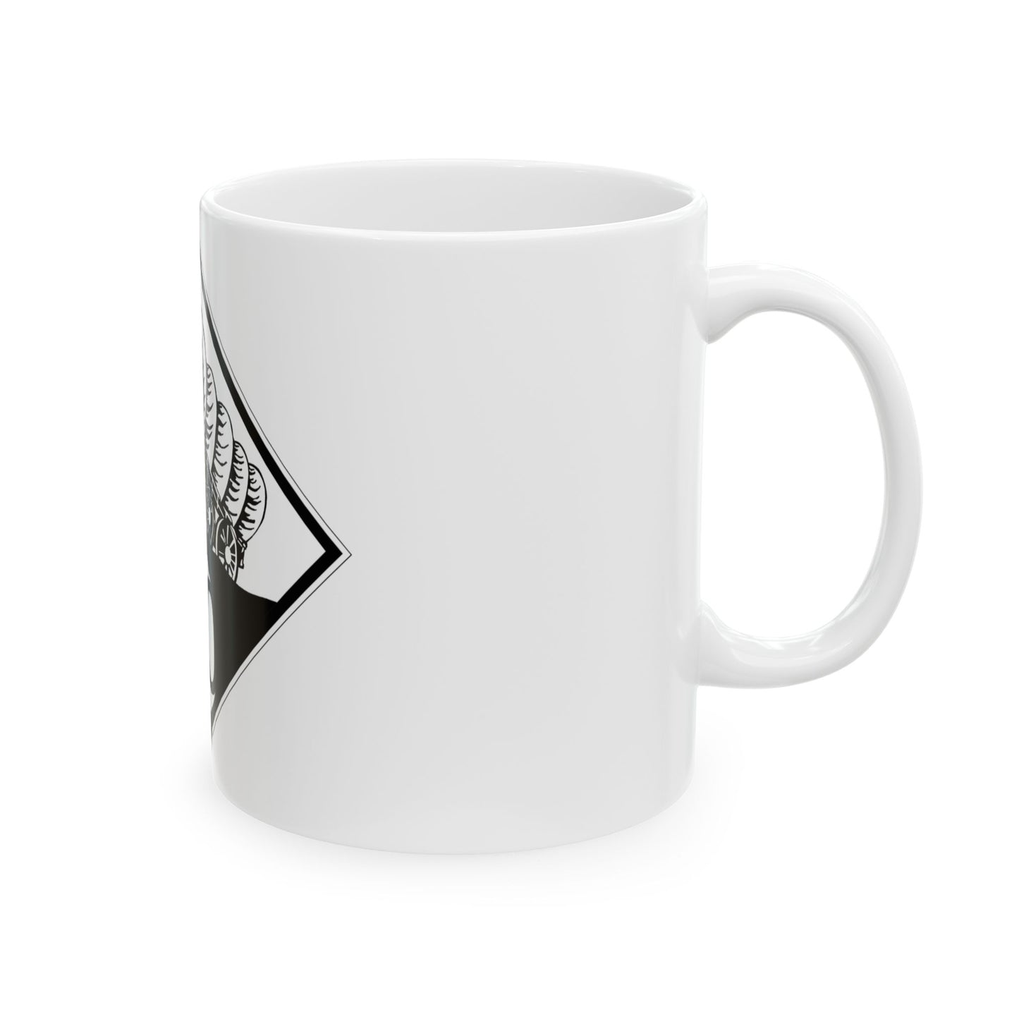 N-00 1926 template (Nebraska) (Road Sign) White Coffee Mug