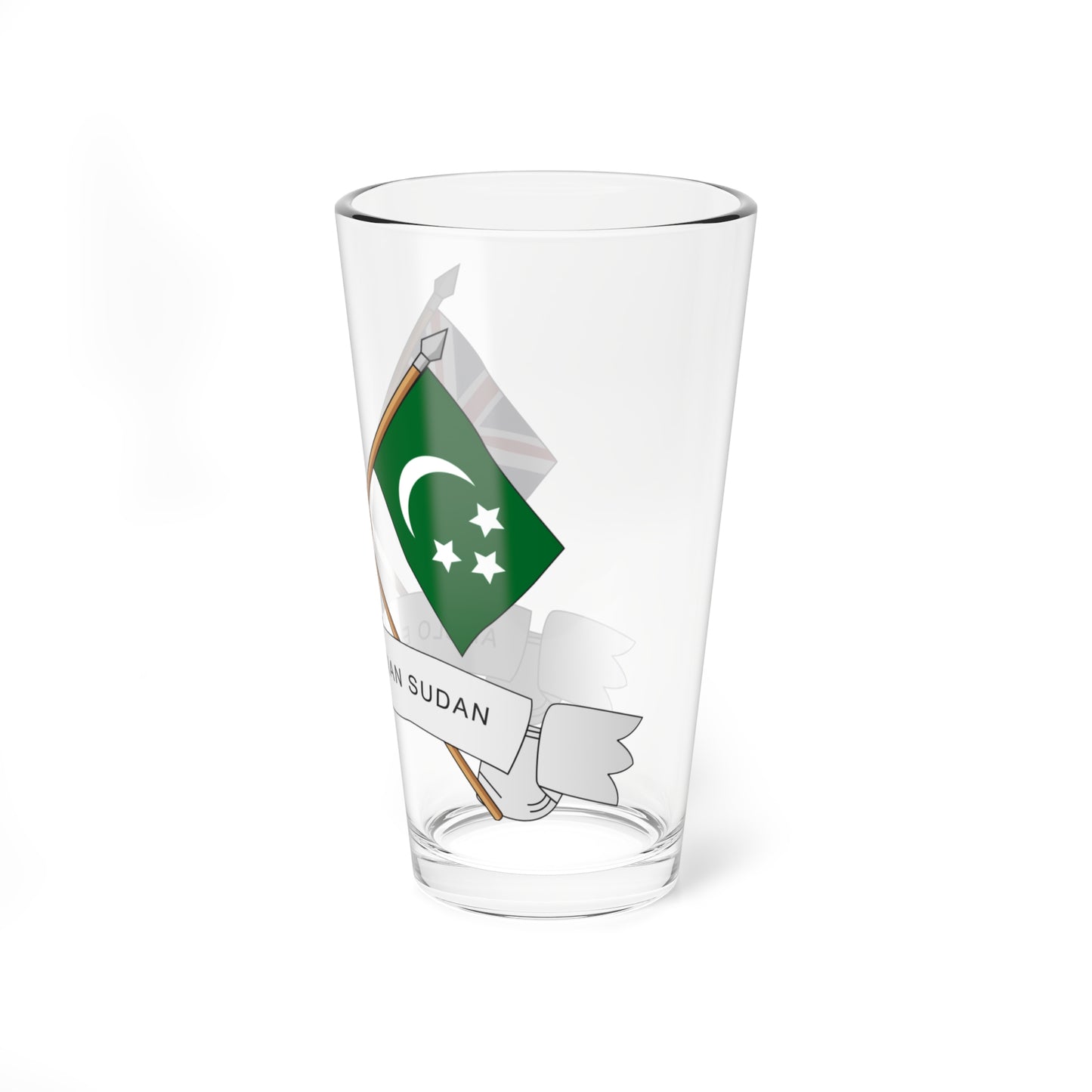 Emblem of Anglo-Egyptian Sudan (Egypt) (Coat of Arms) Pint Glass 16oz