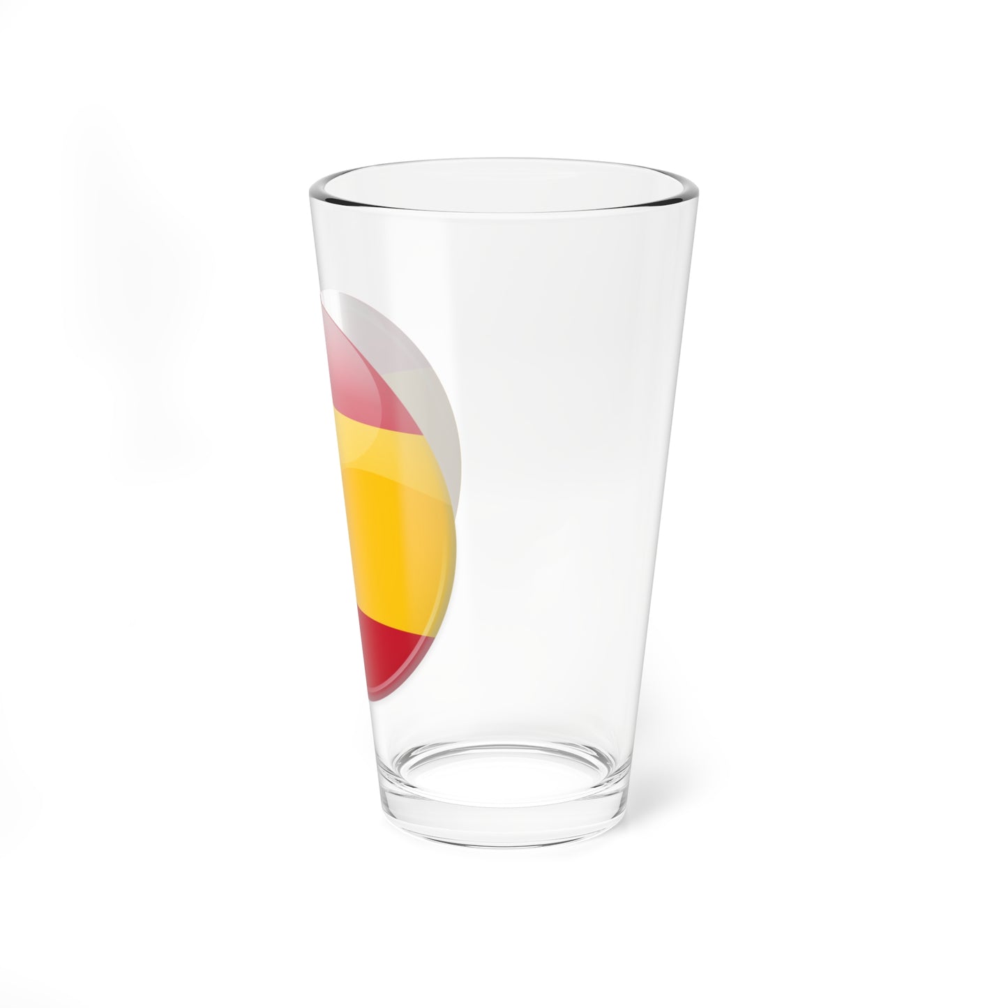 Spain flag icon (Spain) Pint Glass 16oz