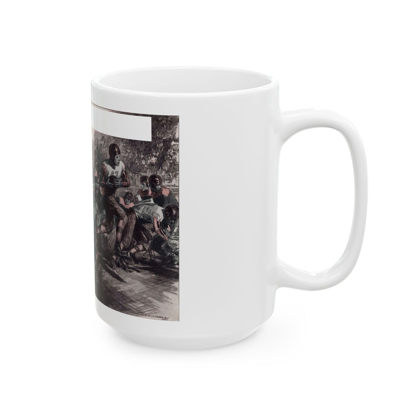 Exactly The Right Girl (1), Redbook, December 1936 - White Coffee Mug