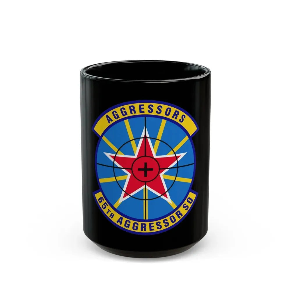 65th Aggressor Squadron (U.S. Air Force) Black Coffee Mug 15oz - Go Mug Yourself
