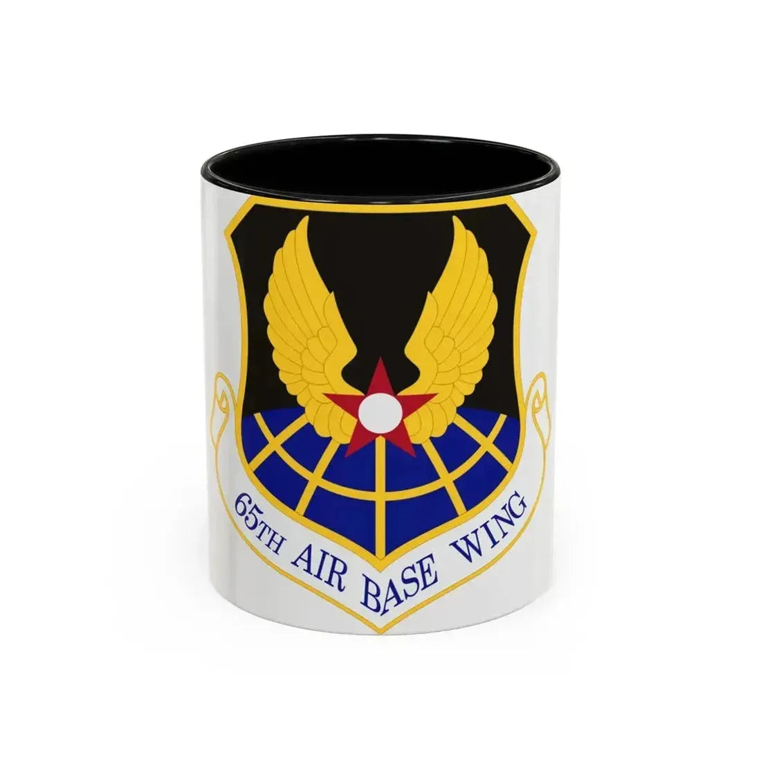 65th Air Base Wing (U.S. Air Force) Accent Coffee Mug 11oz Black - Go Mug Yourself