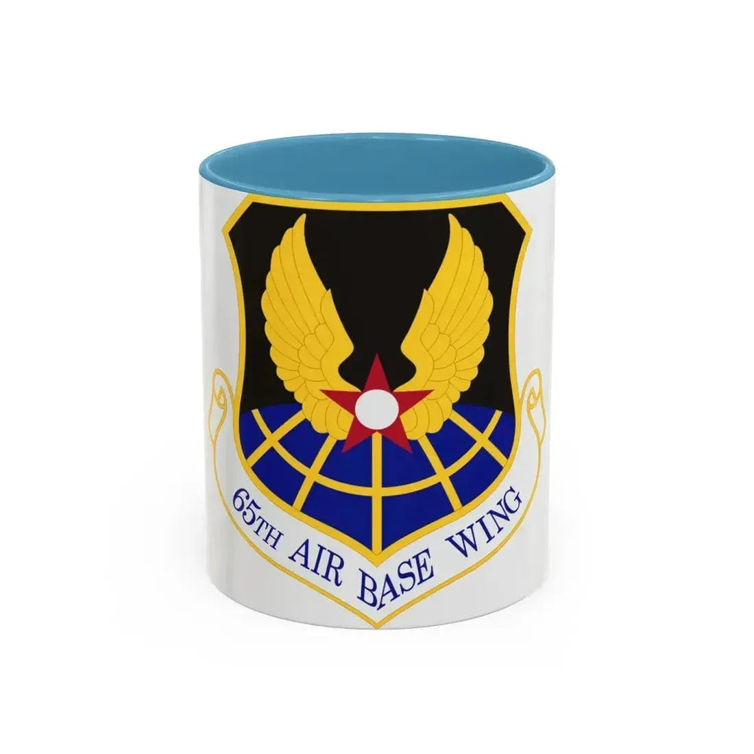 65th Air Base Wing (U.S. Air Force) Accent Coffee Mug 11oz Light Blue - Go Mug Yourself