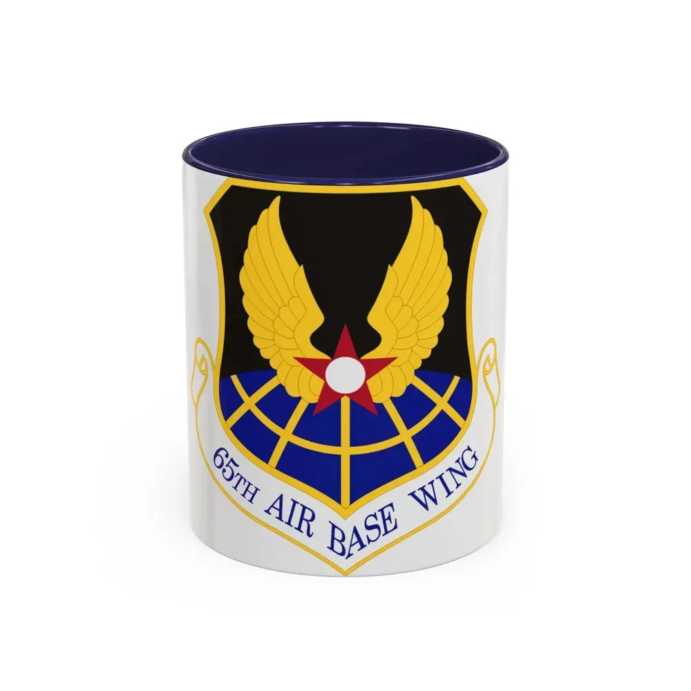 65th Air Base Wing (U.S. Air Force) Accent Coffee Mug 11oz Navy - Go Mug Yourself