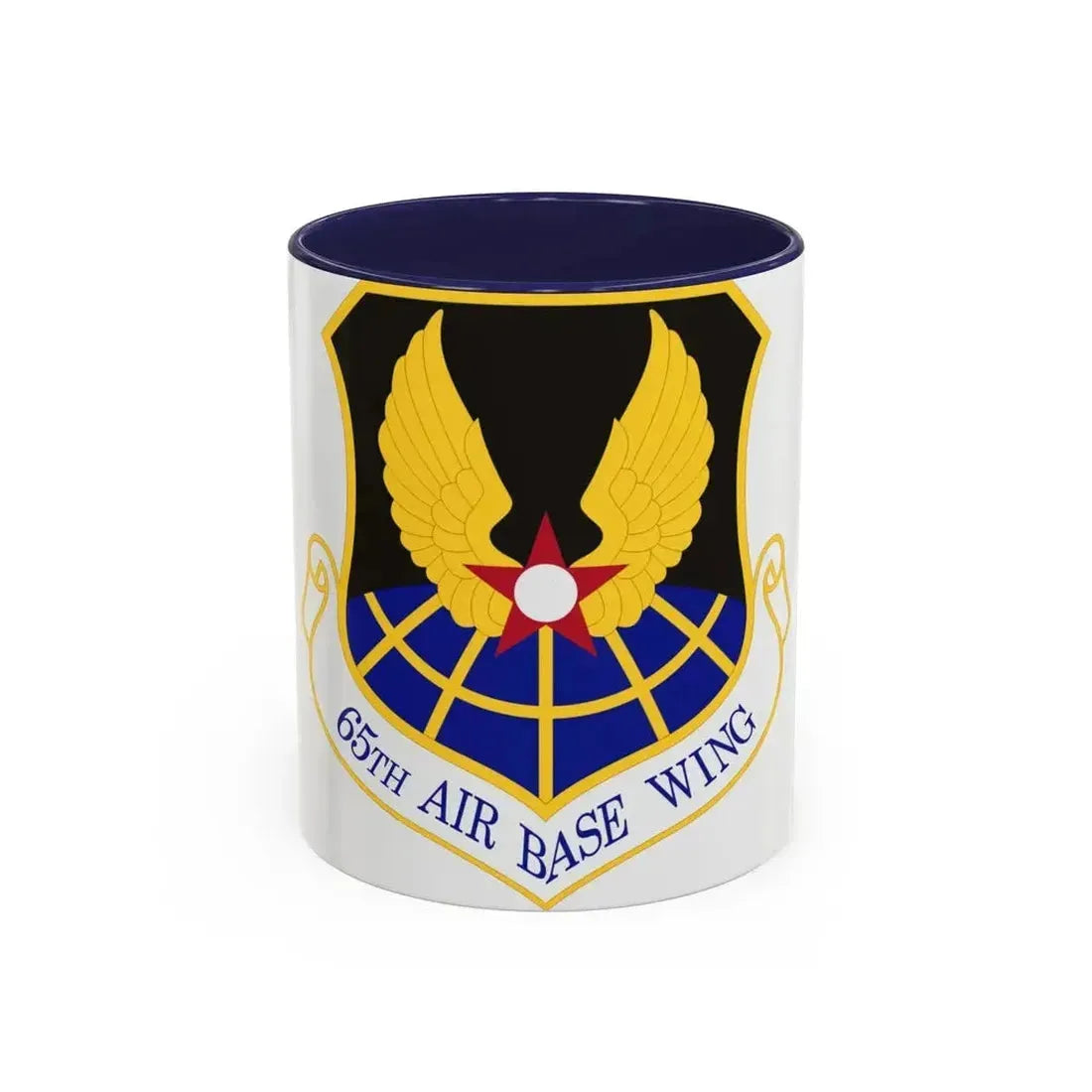 65th Air Base Wing (U.S. Air Force) Accent Coffee Mug 11oz Navy - Go Mug Yourself