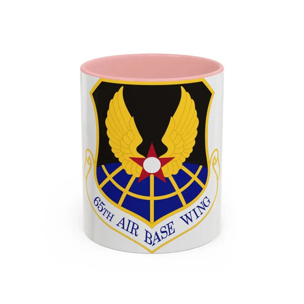 65th Air Base Wing (U.S. Air Force) Accent Coffee Mug 11oz Pink - Go Mug Yourself