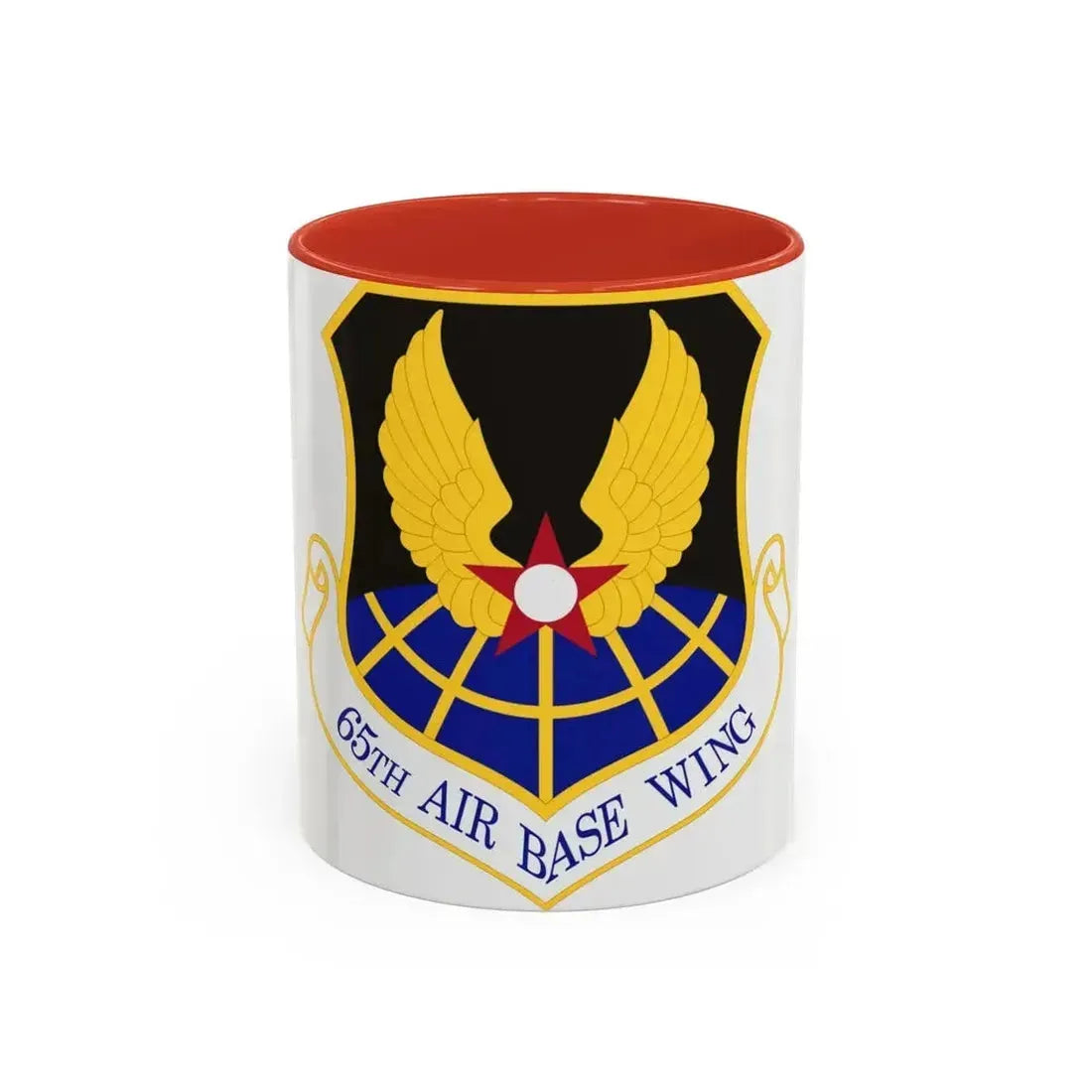 65th Air Base Wing (U.S. Air Force) Accent Coffee Mug 11oz Red - Go Mug Yourself