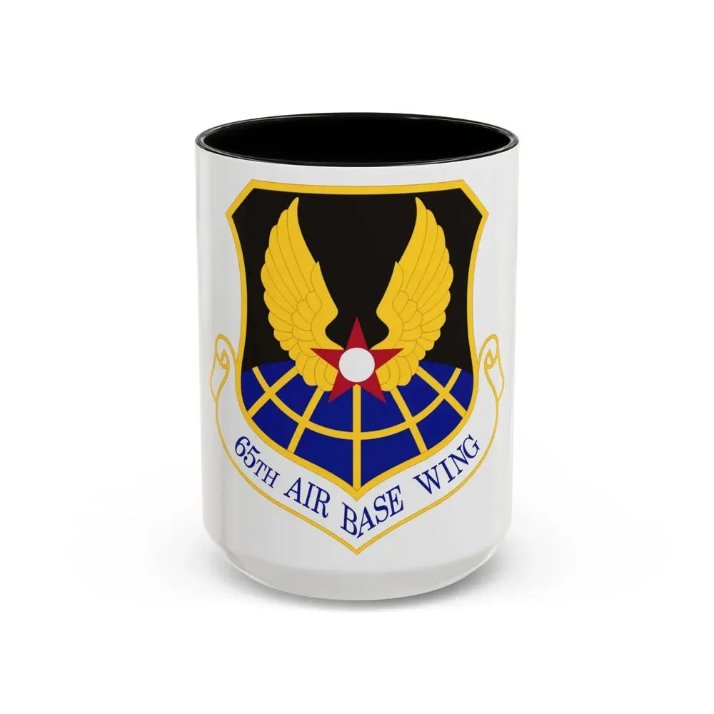 65th Air Base Wing (U.S. Air Force) Accent Coffee Mug 15oz Black - Go Mug Yourself