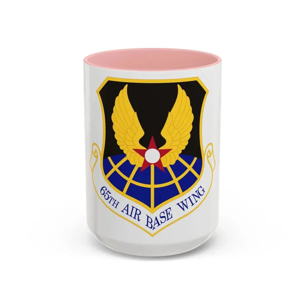 65th Air Base Wing (U.S. Air Force) Accent Coffee Mug 15oz Pink - Go Mug Yourself