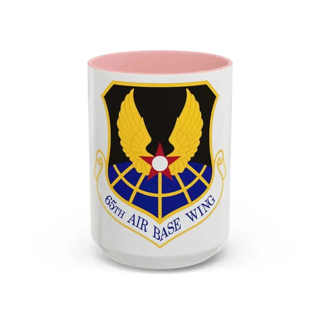 65th Air Base Wing (U.S. Air Force) Accent Coffee Mug 15oz Pink - Go Mug Yourself