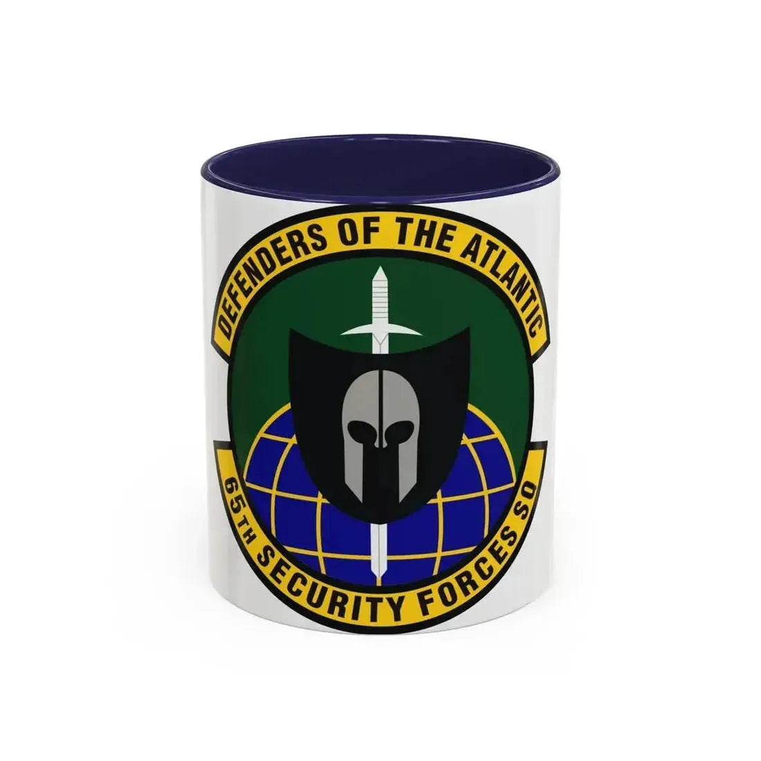 65th Security Forces Squadron (U.S. Air Force) Accent Coffee Mug 11oz Navy - Go Mug Yourself