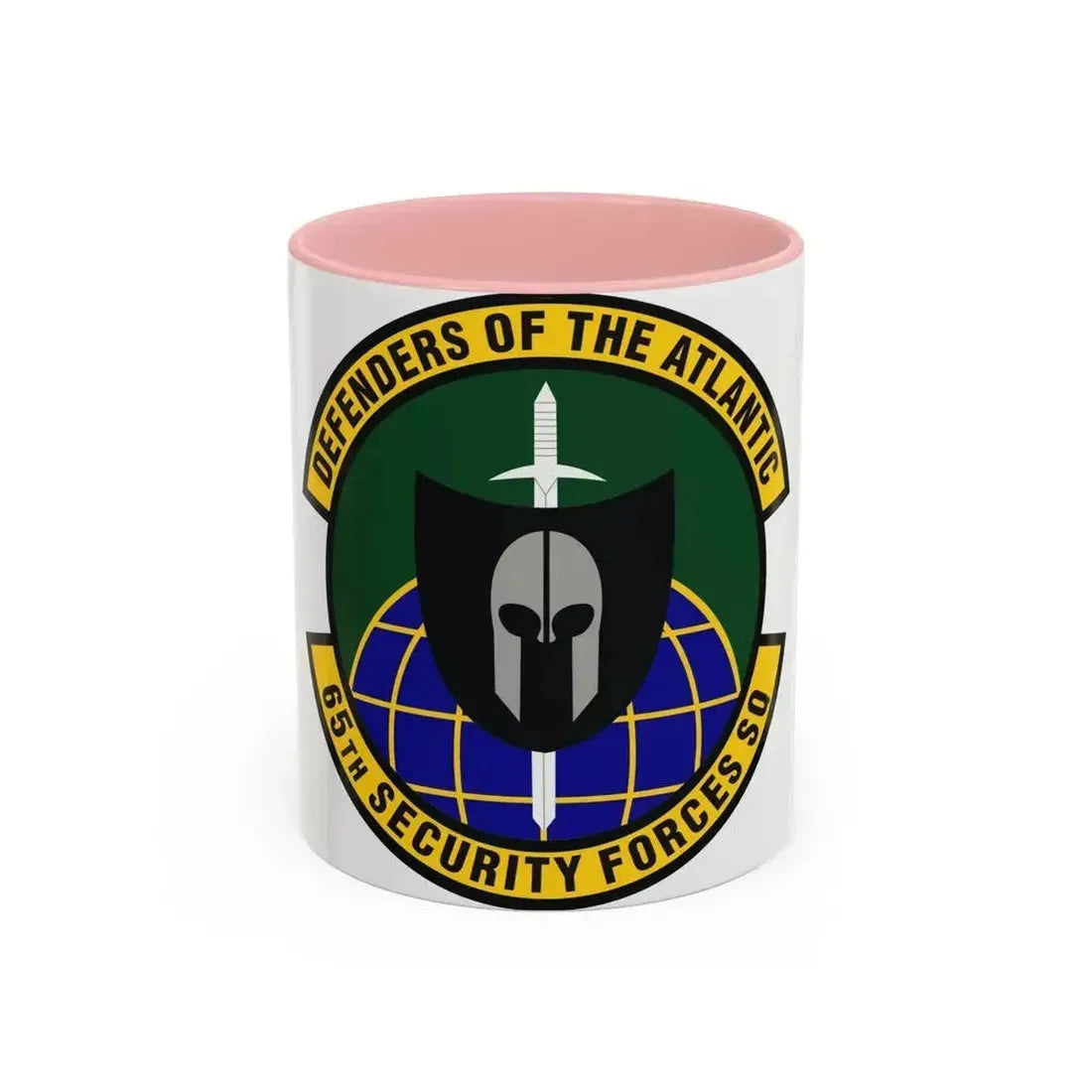 65th Security Forces Squadron (U.S. Air Force) Accent Coffee Mug 11oz Pink - Go Mug Yourself