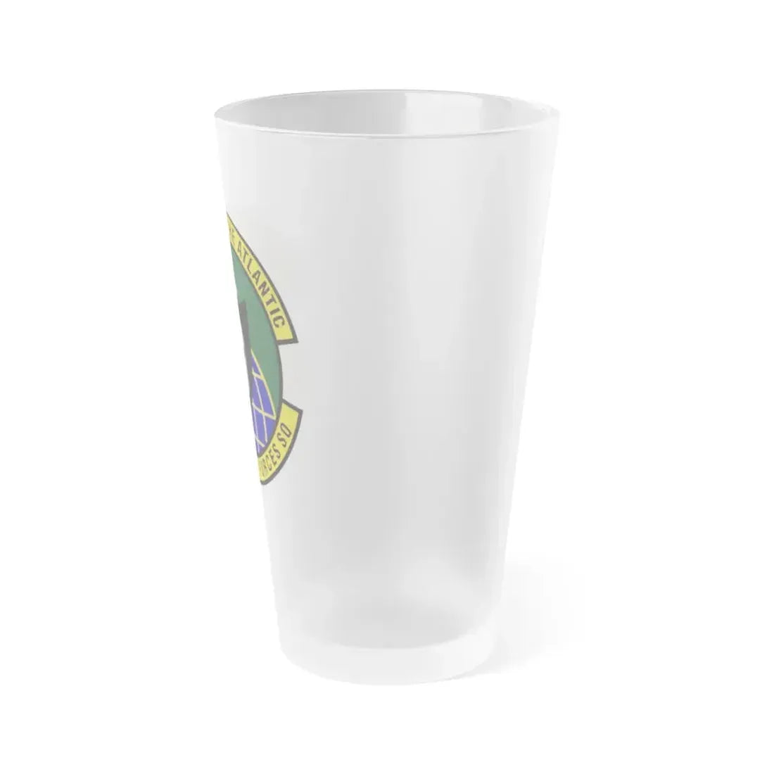 65th Security Forces Squadron (U.S. Air Force) Frosted Pint Glass 16oz - Go Mug Yourself