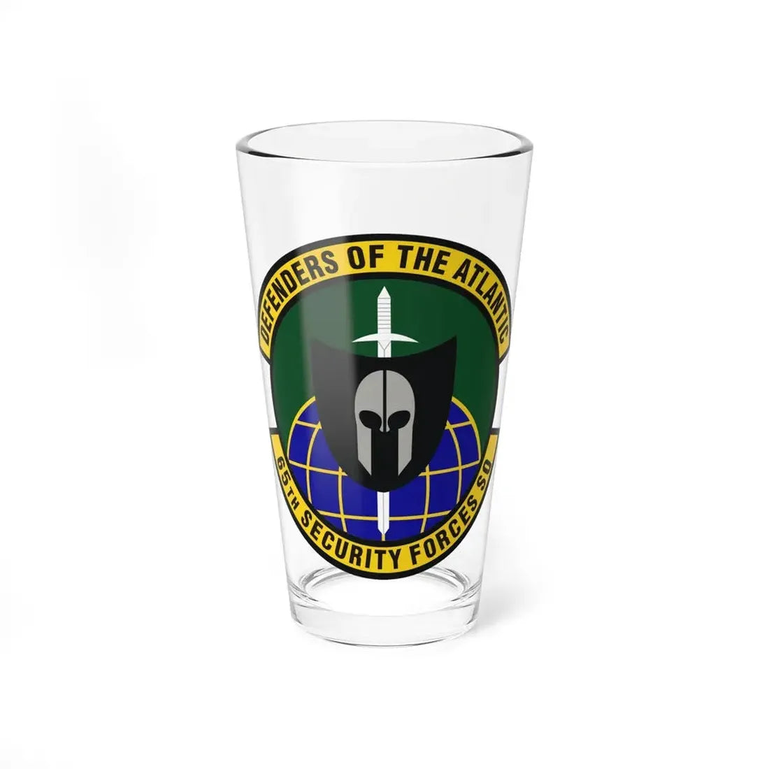65th Security Forces Squadron (U.S. Air Force) Pint Glass 16oz 16oz - Go Mug Yourself