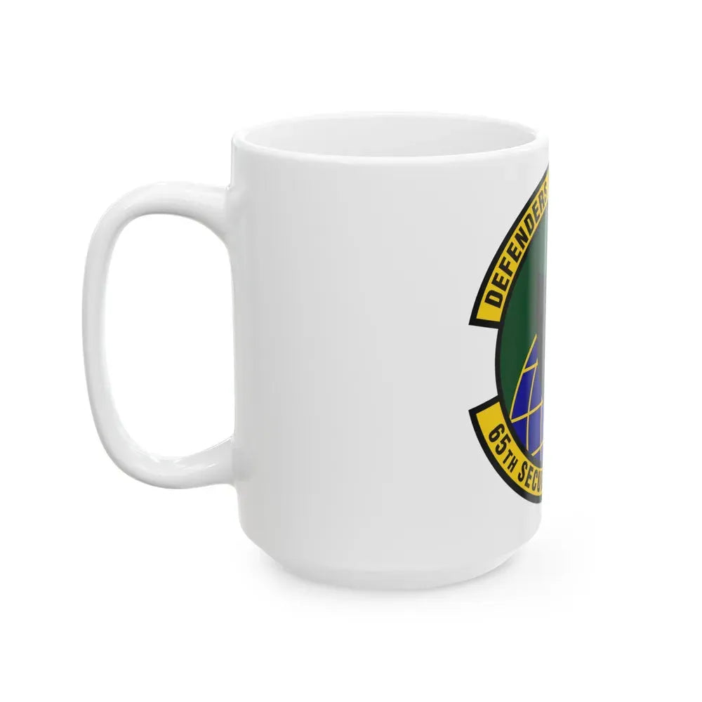 65th Security Forces Squadron (U.S. Air Force) White Coffee Mug - Go Mug Yourself