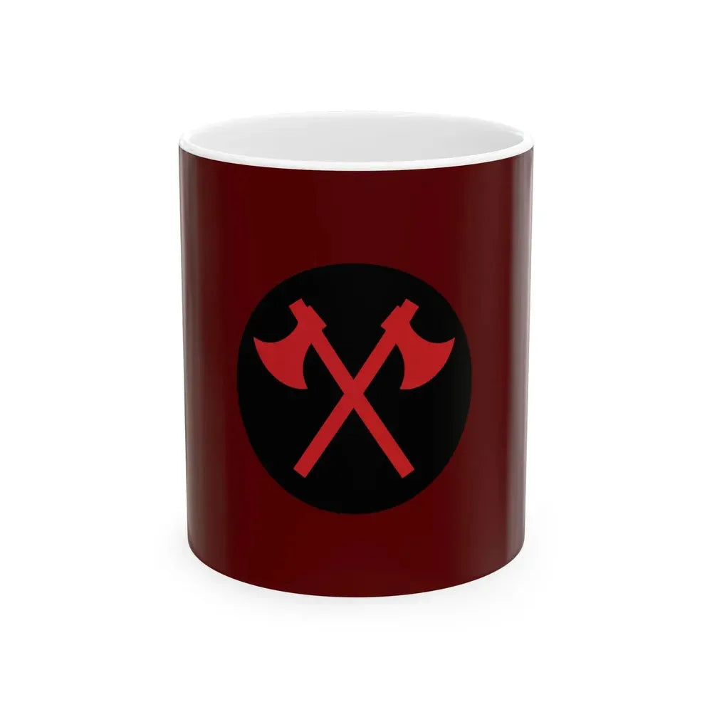 66 Infantry Division Flag (Bangladesh) White Coffee Mug 11oz - Go Mug Yourself