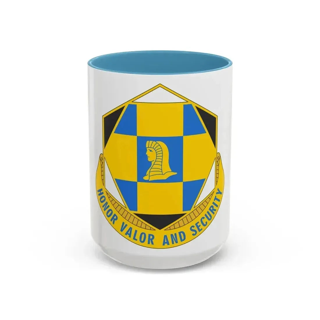 66 Military Intelligence Brigade 2 (U.S. Army) Accent Coffee Mug 15oz Light Blue - Go Mug Yourself