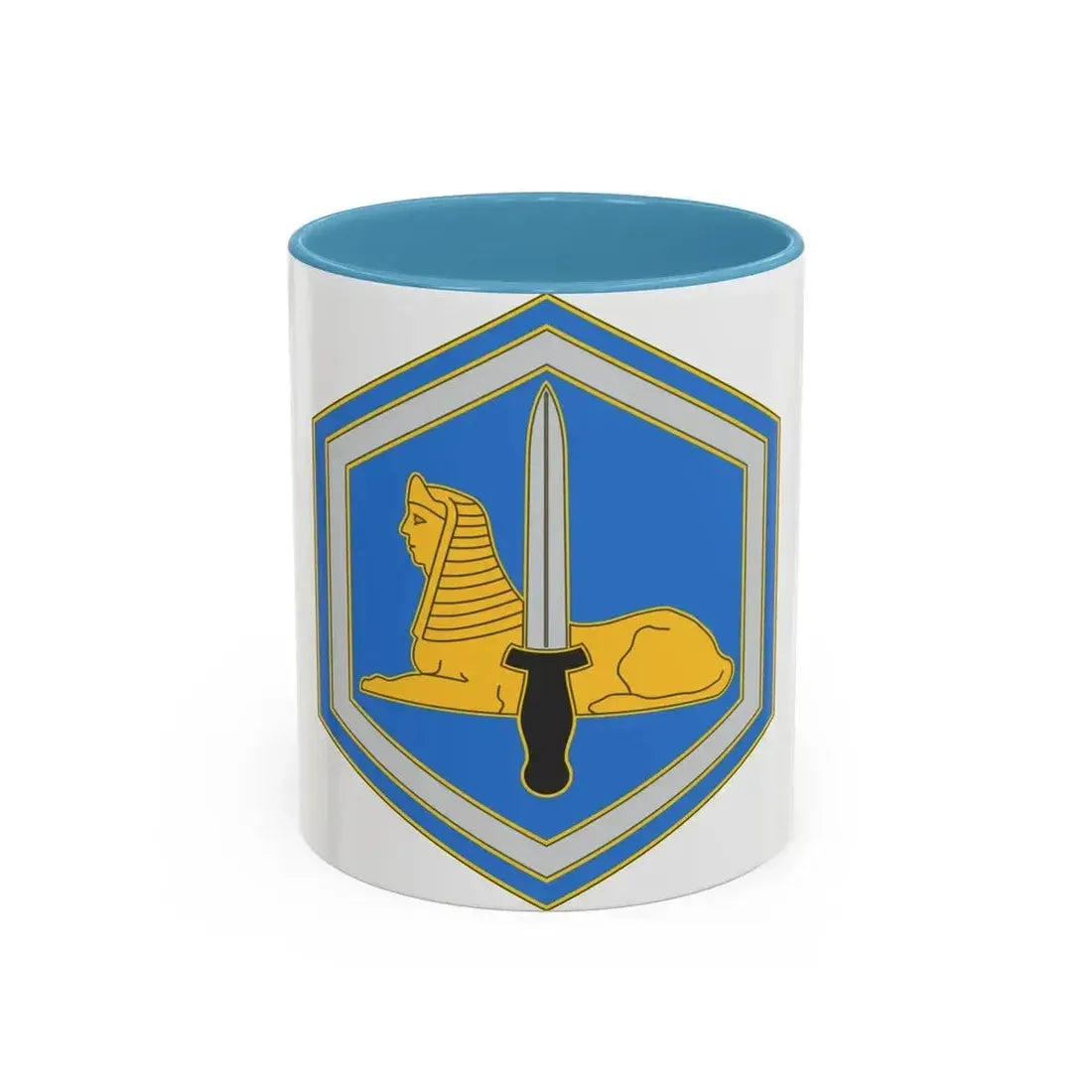 66 Military Intelligence Brigade 3 (U.S. Army) Accent Coffee Mug 11oz Light Blue - Go Mug Yourself